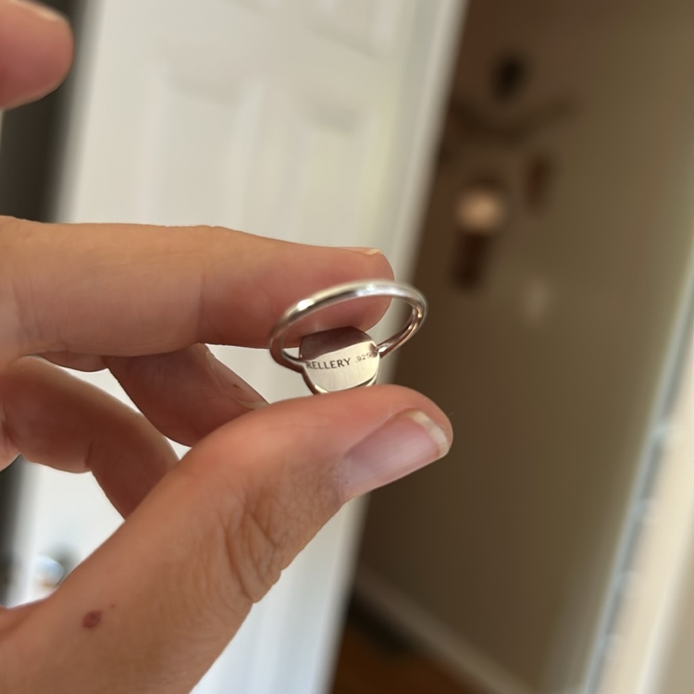 Rellery Sterling silver pinky promise signet ring - Picture 3 of 3